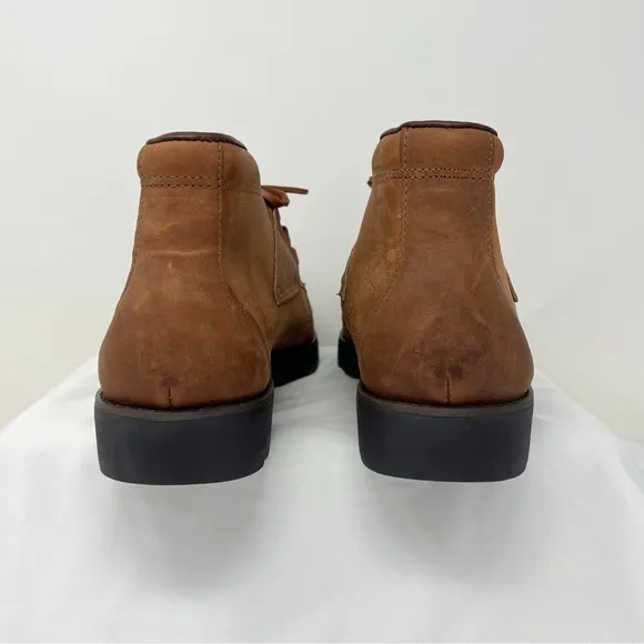 ROUNDTREE &amp; YORKE brown leather shoe / ankle boot men’s size 9