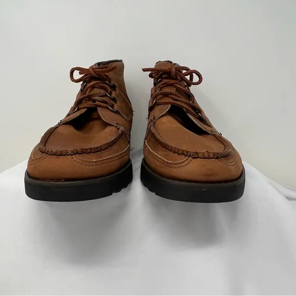 ROUNDTREE &amp; YORKE brown leather shoe / ankle boot men’s size 9