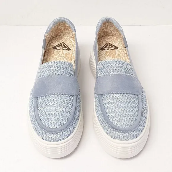 Roxy Sheilahh 2.0 Platform Sneakers, Blue, Women's 8.5