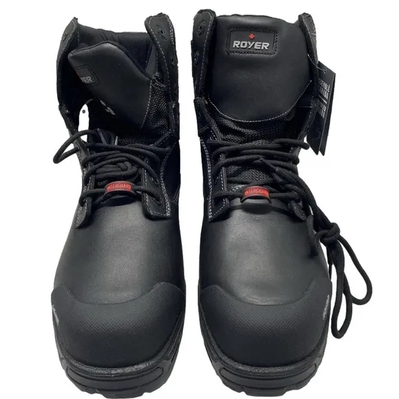 Royer Agility Interguard Work Boots – Men’s Size 16R – Black – New Without Box