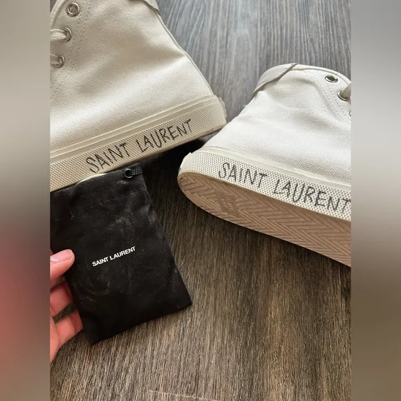 Saint Laurent Malibu High-Top Sneaker