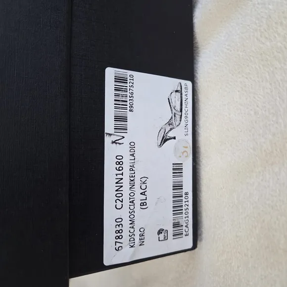 Saint Laurent Women's Black Slide Sandals