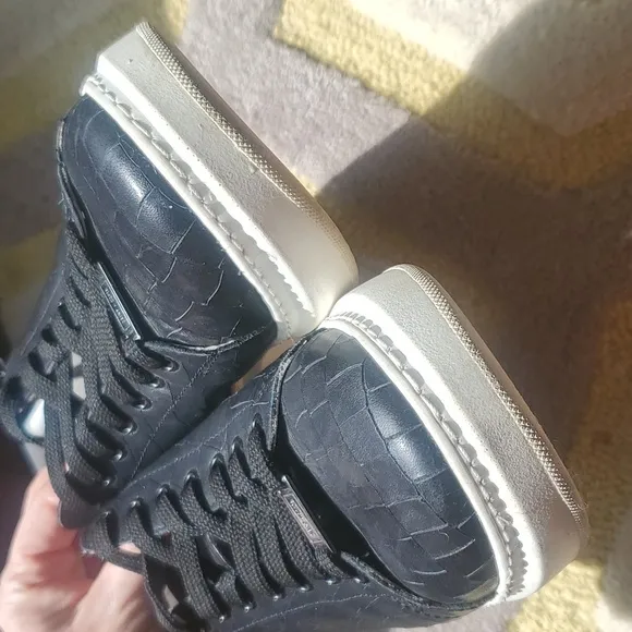 Saint   Sofia Hampsted Sneaker Croc Leather Sneakers