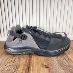 Salomon Tech Amphib 4 Mens Size 10 Black Outdoor Water Trail Hiking Shoes 145464