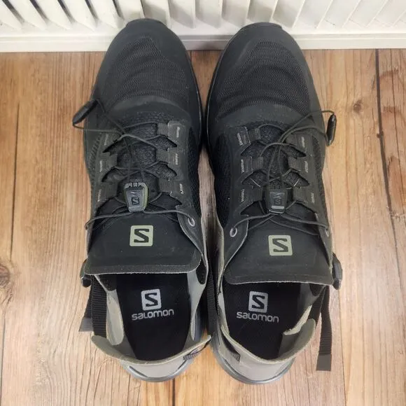 Salomon Tech Amphib 4 Mens Size 10 Black Outdoor Water Trail Hiking Shoes 145464