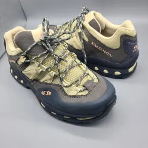 Salomon XT-quest 2 shoes Ebony Leather Sneaker Unisex Mens 8.5/ 42 New