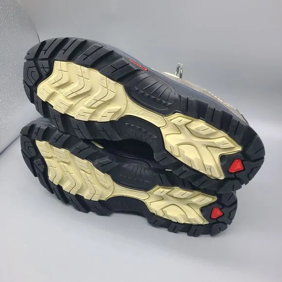 Salomon XT-quest 2 shoes Ebony Leather Sneaker Unisex Mens 8.5/ 42 New