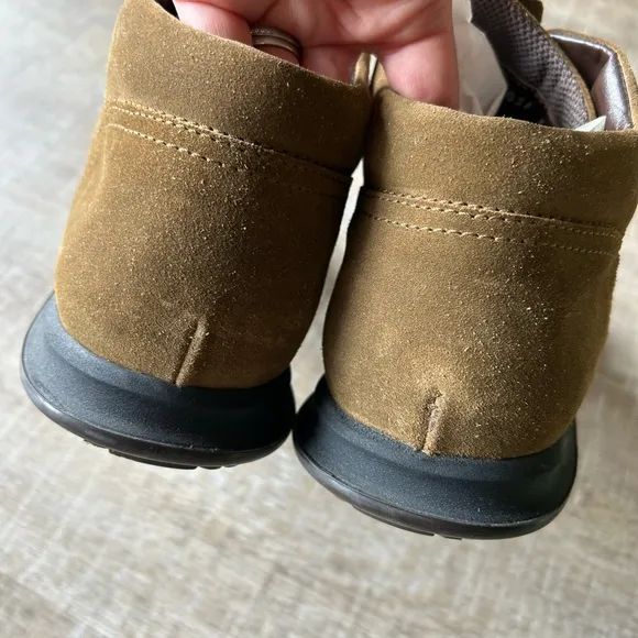 Salvatore Ferragamo Brown Suede Bike toe Ankle Boots Casual Shoes Mens 11 2E EUC
