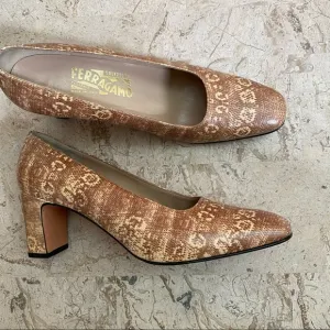 Salvatore Ferragamo Elegant Slip On Pump Size 9.5C
