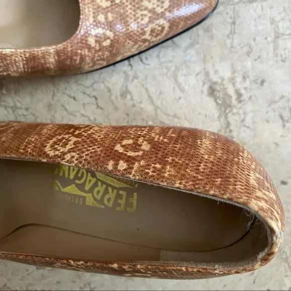 Salvatore Ferragamo Elegant Slip On Pump Size 9.5C