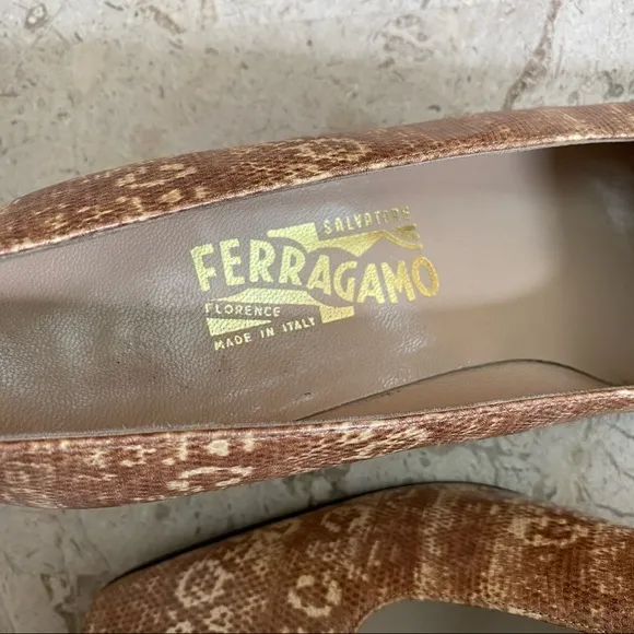 Salvatore Ferragamo Elegant Slip On Pump Size 9.5C