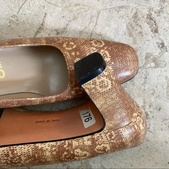 Salvatore Ferragamo Elegant Slip On Pump Size 9.5C