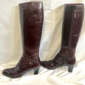 Salvatore Ferragamo leather boots 6.5
