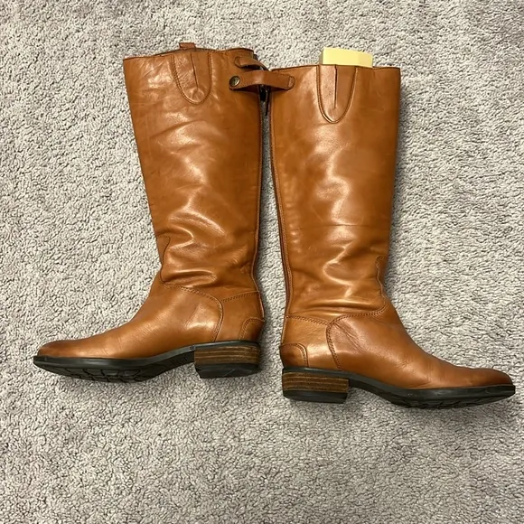 Sam Edelman Brown Leather Riding Boots