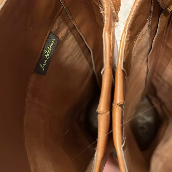 Sam Edelman Brown Leather Riding Boots