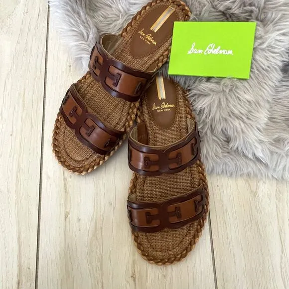 Sam Edelman Brown Sandals | Women’s 8.5 | Chic Summer Shoes | New With Tags