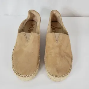 Sam Edelman Cherlene Platform Espradille  Tan Slip-On Shoes‎ Size 10M