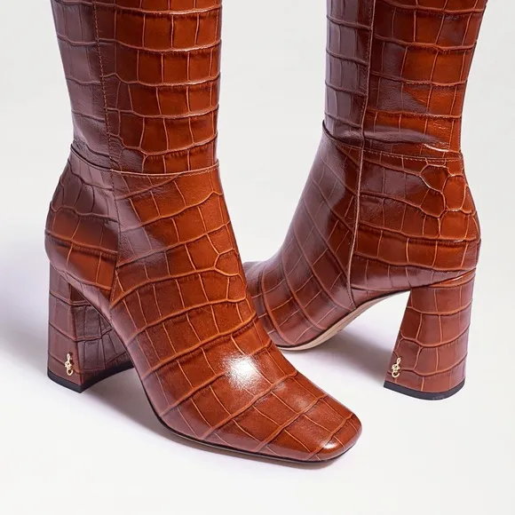 Sam Edelman Clarem Knee High Brown Boots