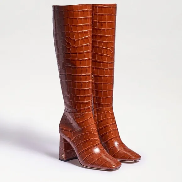 Sam Edelman Clarem Knee High Brown Boots