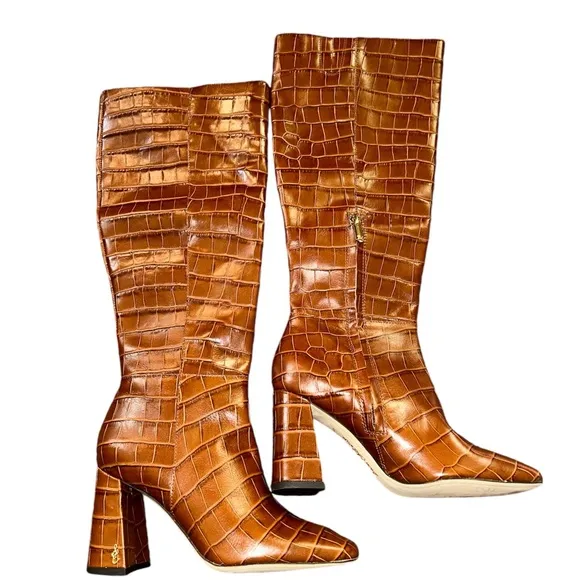 Sam Edelman Clarem Knee High Brown Boots