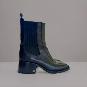 Sam Edelman Dasha Square Toe Chelsea Boots Black Size 9
