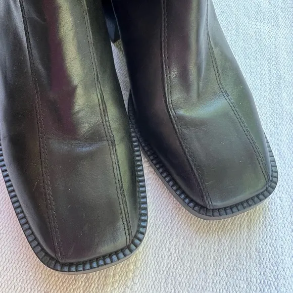 Sam Edelman Dasha Square Toe Chelsea Boots Black Size 9
