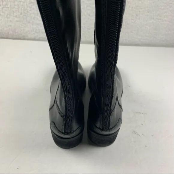 Sam Edelman Penny‎ Leather Riding Boots Black Leather Womens Size 4.5 NWOB 7575