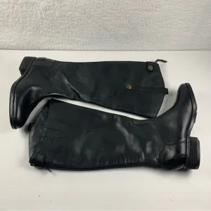 Sam Edelman Penny‎ Leather Riding Boots Black Leather Womens Size 4.5 NWOB 7575