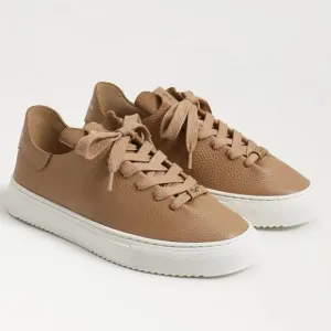 SAM EDELMAN Poppy Lace Up Sneakers in Camel Size 9.5 New in Box