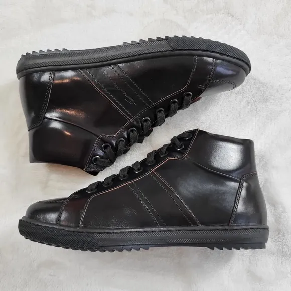 Santoni LOVE J. WHISKY High Top Sneakers size 31EU/13.5 US