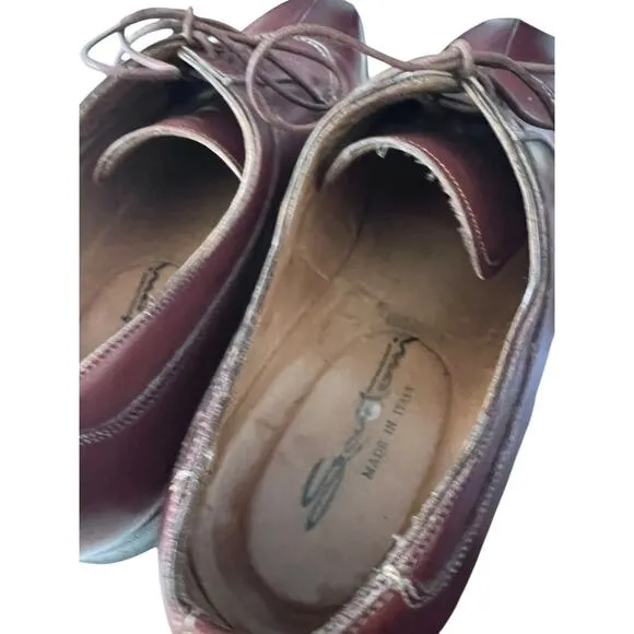 Santoni Men’s Leather Shoes Sz 11D GORDON Italian Business Banker