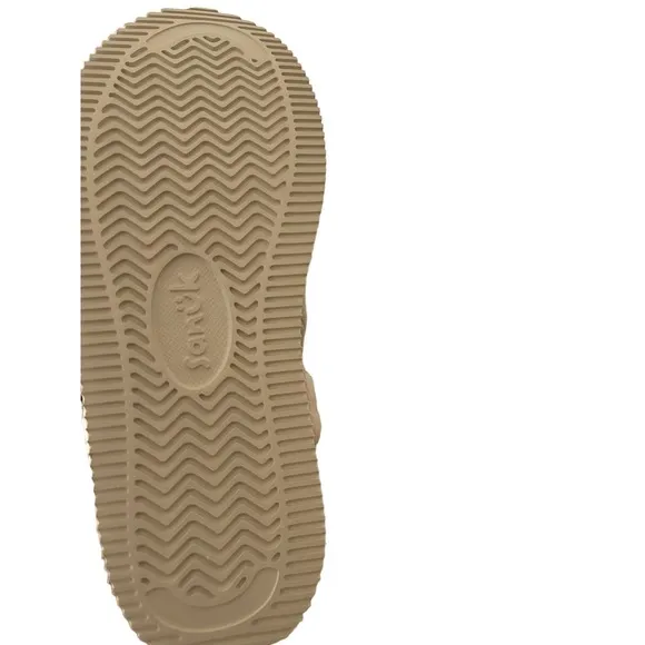 Sanuk Cozy Mat Low Ash Beige Gray Women's Slip On Shoes, Size 5