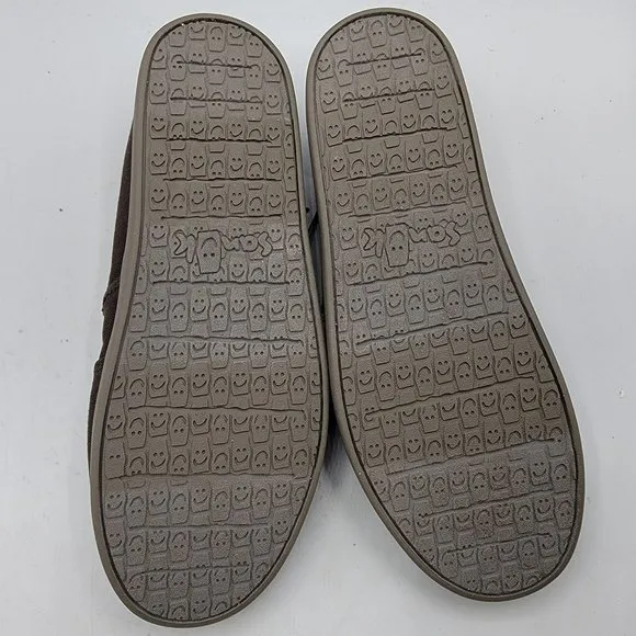 Sanuk Vagabond Mens 9.5 Dark Brown Slip-On Sneaker LX Comfort Casual Shoes