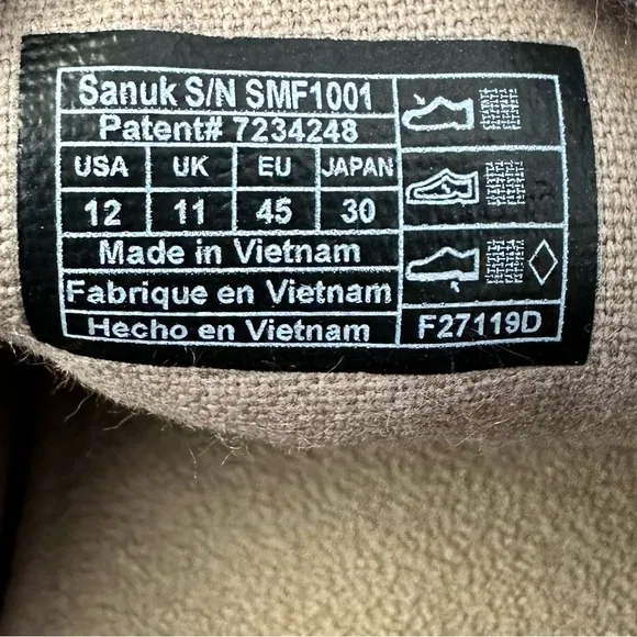 Sanuk Vagabond Slip On Canvas Men’s Shoes