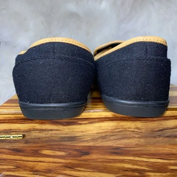 Sanuk Women's Pair O Dice Wool Slip On Sneaker Black Shoes 1097553 Size 10/41EU