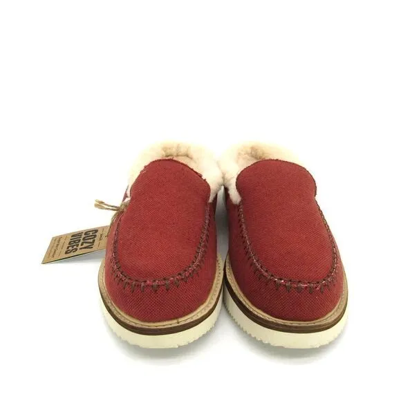 SANUK WOMEN'S SHOES COZY VIBE SLIPPERS SZ 9