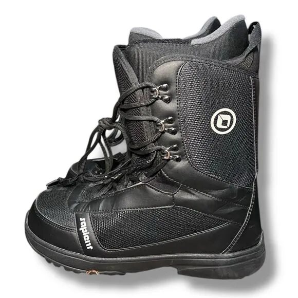 Sapient Guide Black Winter Lace-Up Snowboard Boots Sports Men’s Size 10.5