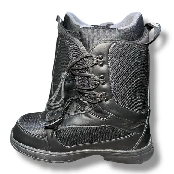 Sapient Guide Black Winter Lace-Up Snowboard Boots Sports Men’s Size 10.5