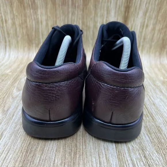 SAS Bout Time Men's‎ Size 10 W Burgundy Red Walking Shoes Sneakers Casual