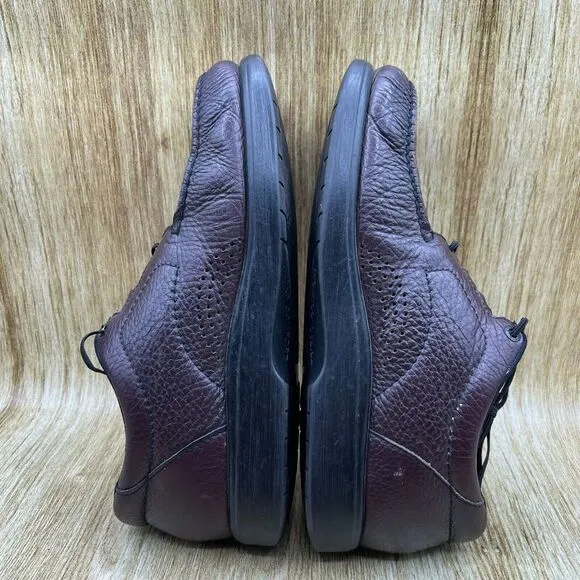 SAS Bout Time Men's‎ Size 10 W Burgundy Red Walking Shoes Sneakers Casual