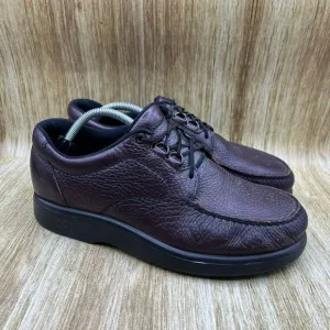 SAS Bout Time Men's‎ Size 10 W Burgundy Red Walking Shoes Sneakers Casual