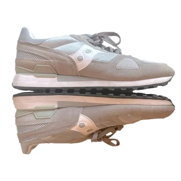 Saucony Shadow Originals Jazz gray suede mesh sneakers 13