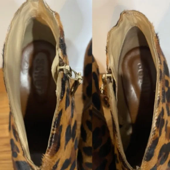 Schulz Sexy Leopard 🐆 5’ heel Boots-Size 8