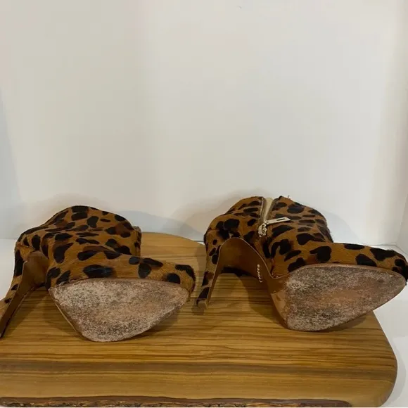 Schulz Sexy Leopard 🐆 5’ heel Boots-Size 8