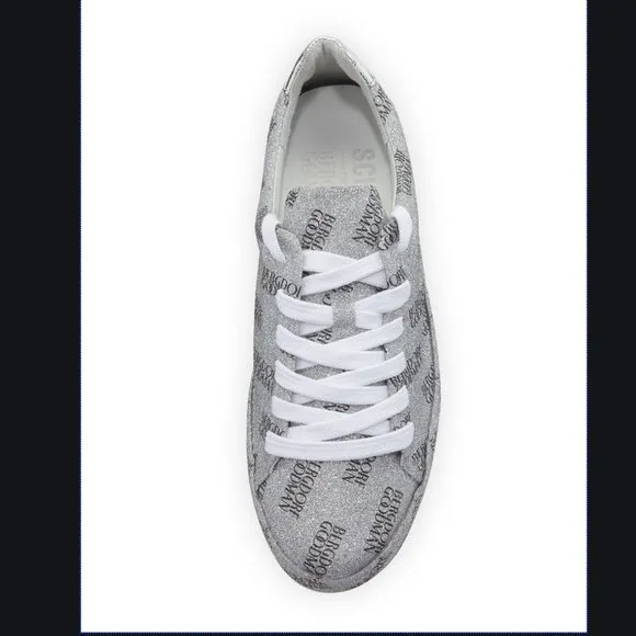 Schutz Goodman All Over Glitter Leather Sneakers
