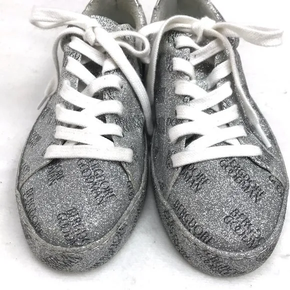 Schutz Goodman All Over Glitter Leather Sneakers