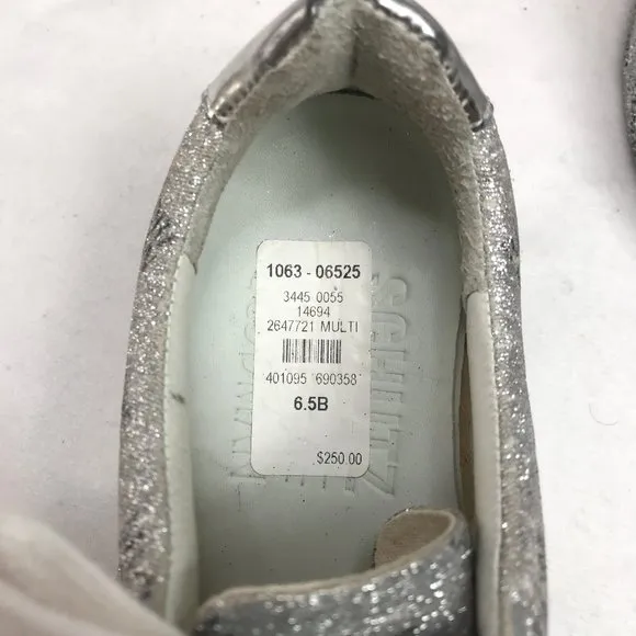 Schutz Goodman All Over Glitter Leather Sneakers