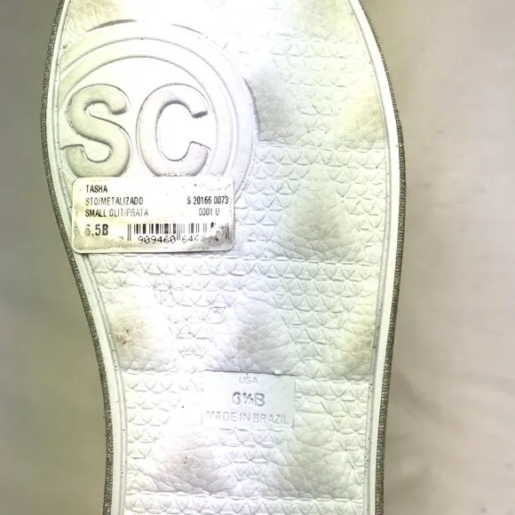 Schutz Goodman All Over Glitter Leather Sneakers