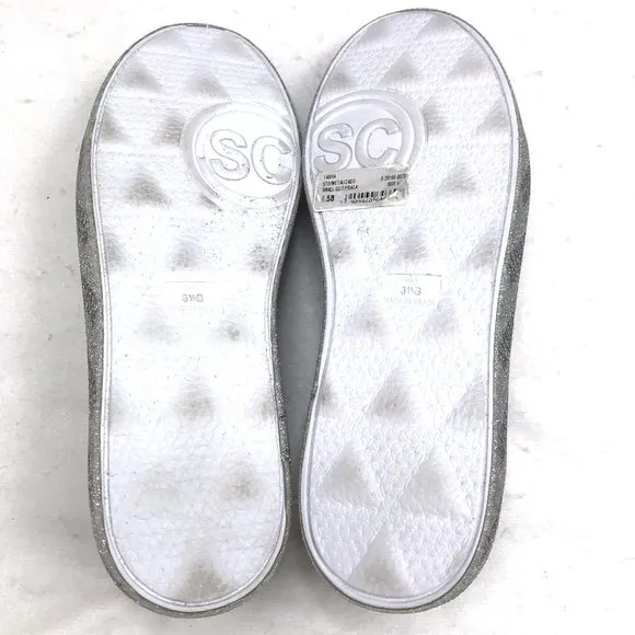 Schutz Goodman All Over Glitter Leather Sneakers