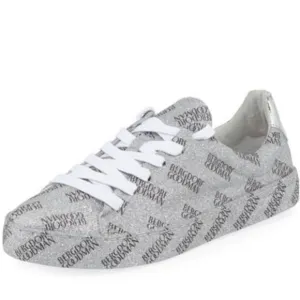 Schutz Goodman All Over Glitter Leather Sneakers